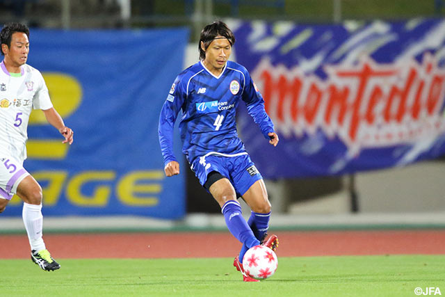 シュートを2本放ち、好守に奮闘した西河　翔吾（山形）【天皇杯 3回戦 藤枝vs山形】（3/10）