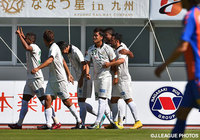 今季初得点となる先制ゴールを決めた風間　宏矢（岐阜 #39）【明治安田Ｊ２ 第37節 長崎vs岐阜】（1/3）