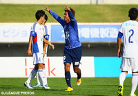 2ゴールを奪って勝利の立役者となった苔口　卓也（富山）【明治安田Ｊ３ 第34節 富山vsJ-22】（1/2）