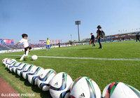 親子サッカーあそびでJoinには50組100名が参加【明治安田Ｊ１ 2nd 第15節 甲府vs広島】（3/15）