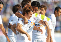 先制点のアシストに加え、追加点を決めた清水　航平（広島）【明治安田Ｊ１ 2nd 第15節 甲府vs広島】（8/15）