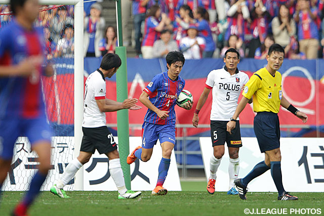 1点差にまで追い上げる2ゴールを決めた高橋　秀人（FC東京）【明治安田Ｊ１ 2nd 第15節 FC東京vs浦和】（5/5）