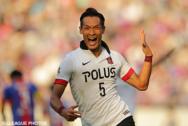  豪快なシュートで今季リーグ戦3点目となるゴール決めた槙野　智章（浦和）【明治安田Ｊ１ 2nd 第15節 FC東京vs浦和】（4/5）