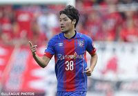 角度のないところから1点差に詰め寄るゴールを決めた東　慶悟（FC東京）【明治安田Ｊ１ 2nd 第15節 FC東京vs浦和】（2/5）