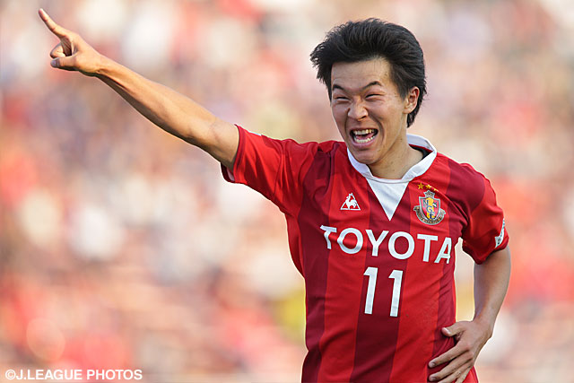 2ゴールを挙げ、勝利に貢献した永井　謙佑（名古屋）【明治安田Ｊ１ 2nd 第15節 名古屋vs新潟】（5/5）