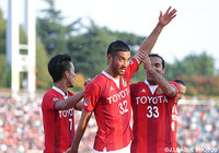 10試合ぶりのゴールを古巣から決めた川又　堅碁（名古屋）【明治安田Ｊ１ 2nd 第15節 名古屋vs新潟】（4/5）