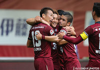 渡邉　千真のリーグ戦2試合連続ゴールで先制した神戸【明治安田Ｊ１ 2nd 第15節 神戸vs山形】（1/5）