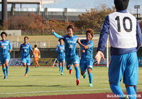 試合終盤に値千金の逆転ゴールを決めた米澤　令衣（秋田）【明治安田Ｊ３ 第35節 福島vs秋田】（2/2）