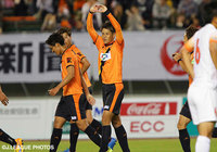 福満　隆貴のゴールで同点に追い付いた山口【明治安田Ｊ３ 第35節 山口vs長野】（1/2）