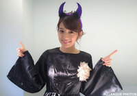 小悪魔コスプレの佐藤　美希さん。ハロウィンの仮装で決勝会場に来場します！【ヤマザキナビスコカップ決勝】（2/2）