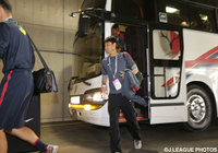 前日の公式練習のため会場入りした鹿島の石井 正忠監督【ＹＮＣ 決勝 前日公式練習】