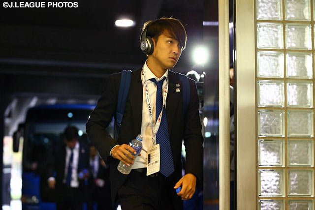 ロッカールームに向かう宇佐美　貴史（Ｇ大阪）【ＹＮＣ 決勝 鹿島vsＧ大阪】（11/36）