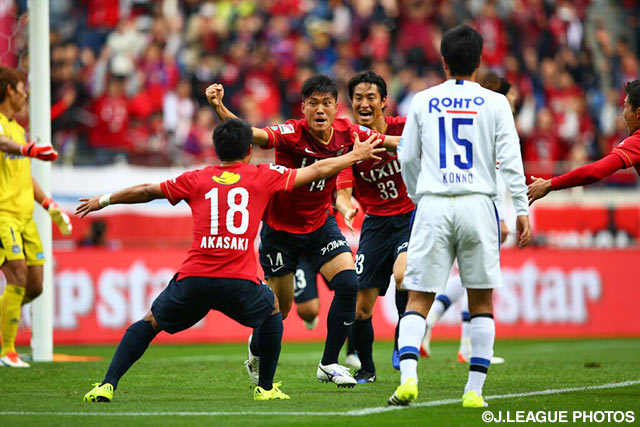 CKをファン　ソッコが頭で押し込み、先制した鹿島【ＹＮＣ 決勝 鹿島vsＧ大阪】（29/36）