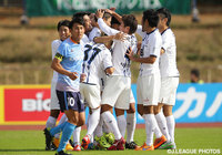 2分に木本　敬介のゴールで幸先良く先制した富山【明治安田Ｊ３ 第36節 YS横浜vs富山】（1/2）