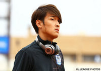 得点ランキング2位（19得点）の宇佐美　貴史（Ｇ大阪）が会場入り【明治安田Ｊ１ 2nd 第16節 Ｇ大阪vs広島】（3/15）