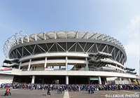注目の上位対決を迎える県立カシマサッカースタジアム【明治安田Ｊ１ 2nd 第16節 鹿島vs横浜FM】（1/15）