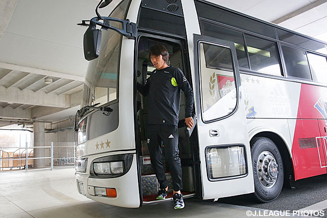 前節決勝点をアシストした中村　俊輔（横浜FM）【明治安田Ｊ１ 2nd 第16節 鹿島vs横浜FM】（3/15）