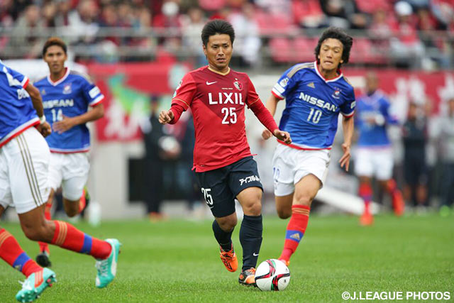 ドリブル突破から先制点をアシストした遠藤　康（鹿島）【明治安田Ｊ１ 2nd 第16節 鹿島vs横浜FM】（6/15）