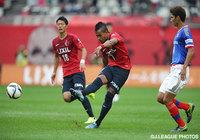 試合序盤の10分に幸先良く先制点を決めたカイオ（鹿島）【明治安田Ｊ１ 2nd 第16節 鹿島vs横浜FM】（7/15）