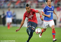 鮮やかなミドルシュートでこの試合の自身2点目を奪ったカイオ（鹿島）【明治安田Ｊ１ 2nd 第16節 鹿島vs横浜FM】（10/15）