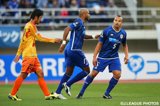 ディエゴ（#11）のゴールで1点差に追い上げた山形【明治安田Ｊ１ 2nd 第16節 山形vs清水】（4/5）