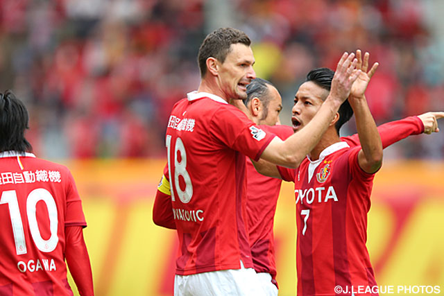 2ゴールで勝利に貢献したノヴァコヴィッチ（名古屋）【明治安田Ｊ１ 2nd 第16節 名古屋vs甲府】（2/5）