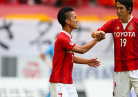 ダメ押しとなる4点目を決めた田口　泰士（名古屋）【明治安田Ｊ１ 2nd 第16節 名古屋vs甲府】（4/5）