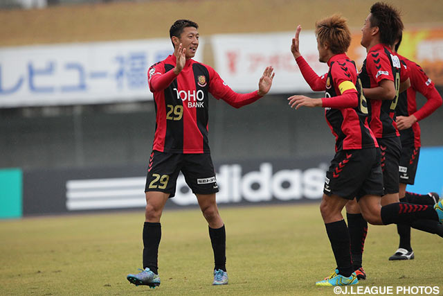 ハットトリックで勝利の原動力となった齋藤　恵太（福島）【明治安田Ｊ３ 第37節 福島vsJ-22】（1/2）