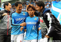 試合を決定づける4点目を決めた宮崎　智彦（磐田）【明治安田Ｊ２ 第40節 磐田vs長崎】（3/3）