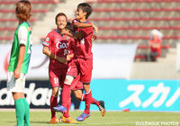 2試合連続得点を決めた岩渕　良太（琉球 #14）【明治安田Ｊ３ 第37節 琉球vs相模原】（2/2）