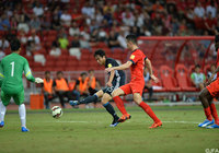 フル出場を果たした金崎（鹿島）【ロシアＷ杯 アジア2次予選 シンガポールvs日本】（8/10）