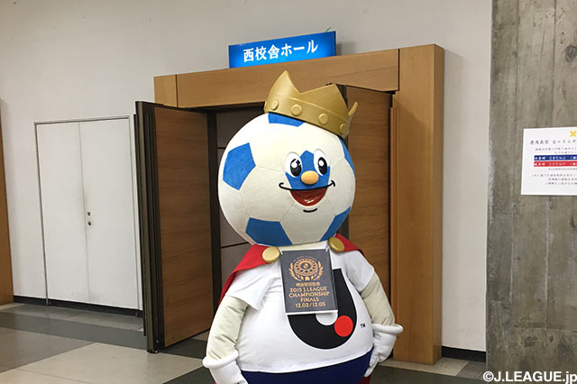 明治安田生命２０１５Ｊリーグチャンピオンシップもしっかりアピール【Ｊリーグトラッキングデータコンテスト】