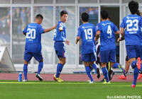 7分に李　漢宰（#6）のゴールで幸先良く先制した町田【明治安田Ｊ３ 第38節 町田vs秋田】（1/2）