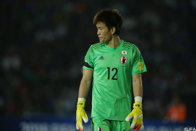 6試合連続完封に貢献した西川（浦和）【ロシアW杯 アジア2次予選 カンボジアvs日本】（6/10）