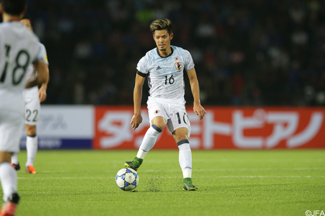山口（Ｃ大阪）は中盤でフル出場を果たした【ロシアW杯 アジア2次予選 カンボジアvs日本】（8/10）