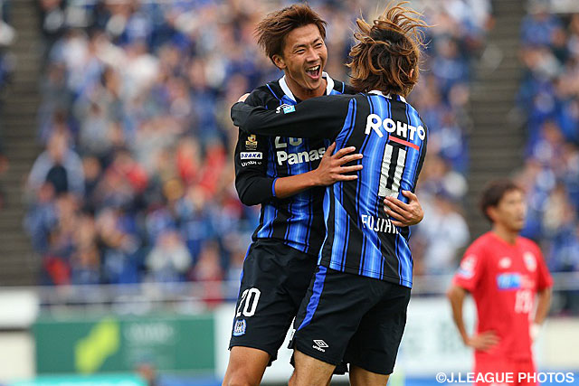 途中投入され、期待に応えるゴールを決めた長沢　駿（Ｇ大阪）【明治安田Ｊ１ 2nd 第17節 Ｇ大阪vs山形】（13/15）