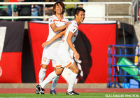 豪快なヘディングで同点弾を決めた清水　慎太郎（大宮）【明治安田Ｊ２ 第42節 金沢vs大宮】（2/3）