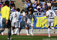 Ｊ１復帰初戦となった横浜FM戦で逆転ゴール。09年の広島の躍進を牽引した（2009年3月7日）【佐藤　寿人 158の軌跡】