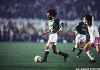 優勝をモノにする決勝点を挙げたラモス瑠偉（第2戦）【王者の系譜 1994年 Ｖ川崎】