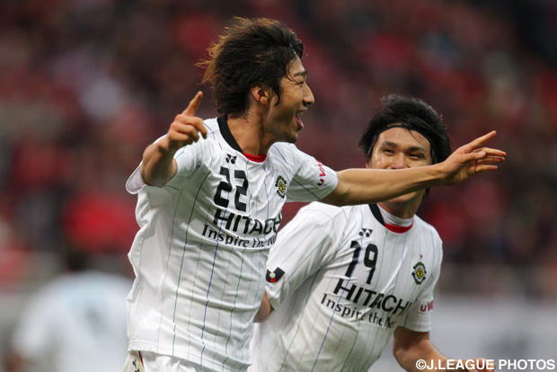 2点目のゴールを決めたのは左SBの橋本だった【王者の系譜 2011年 柏】