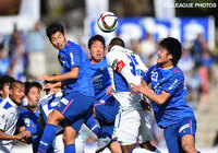 FKをダニエル（#35）が頭で合わせて先制した大分【Ｊ２・Ｊ３入れ替え戦 第1戦 町田vs大分】（8/15）