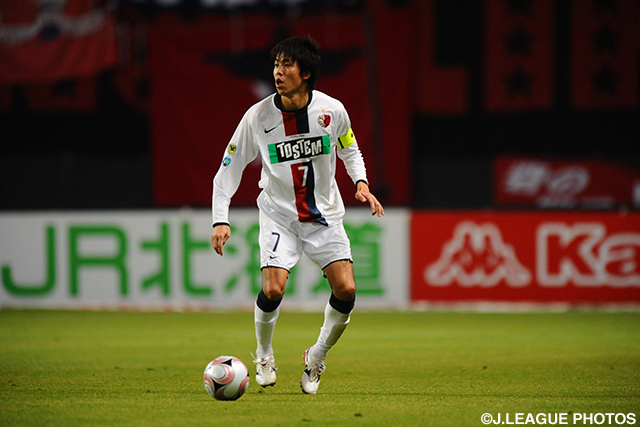 フル出場を果たした新井場。【王者の系譜 2008年 鹿島】