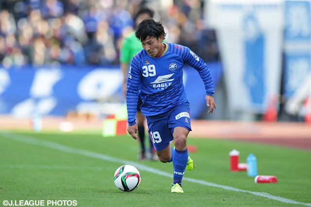 左サイドを駆け上がり、逆転ゴールをアシストした重松　健太郎（町田）【Ｊ２・Ｊ３入れ替え戦 第1戦 町田vs大分】（12/15）