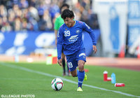 左サイドを駆け上がり、逆転ゴールをアシストした重松　健太郎（町田）【Ｊ２・Ｊ３入れ替え戦 第1戦 町田vs大分】（12/15）