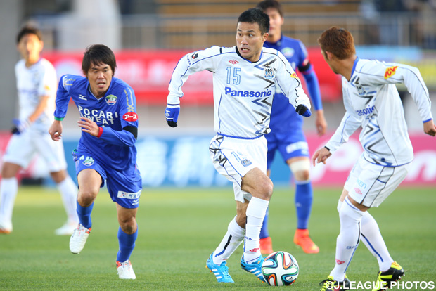 豊富な運動量で攻守に存在感を放った今野【王者の系譜 2014年 Ｇ大阪】