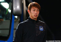 準決勝のMAN OF THE MATCH、東口　順昭（Ｇ大阪）が会場入り【明治安田ＣＳ 決勝 第1戦 Ｇ大阪vs広島】（2/21）