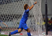 タイトな角度からの鋭い一撃で値千金の同点ゴールを決めた中村　北斗【Ｊ１昇格プレーオフ 決勝 福岡vsＣ大阪】（17/25）