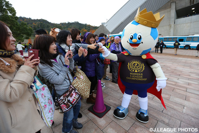ファンサポーターに大人気のＪリーグキング