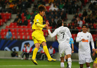 酒井のヘッドで一矢報いた柏（準決勝 サントス戦）【クラブＷ杯 2011年大会 柏】