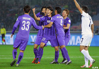 試合の均衡を早々に破る先制点を決めた皆川　佑介（広島）【クラブＷ杯 開幕戦 広島vsオークランドシティ】（7/10）